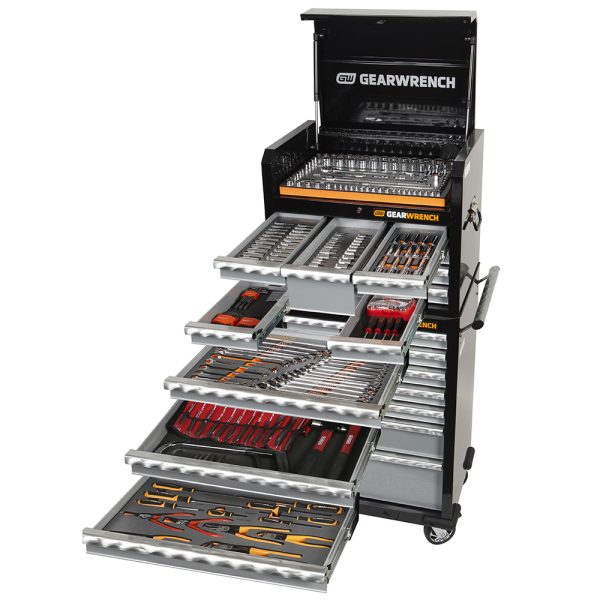 GearWrench 326 Pce Combination Tool Kit + Tool Chest & Trolley