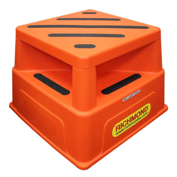 RICHMOND WHEEL SAFETY STEP ORANGE 520X520X365MM 250KG CAP SSR002