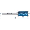 Karnasch Carbide Burr Blue-Tec Coated ZYB HP-3 6x18x6x150mm Cylindrical with end cut